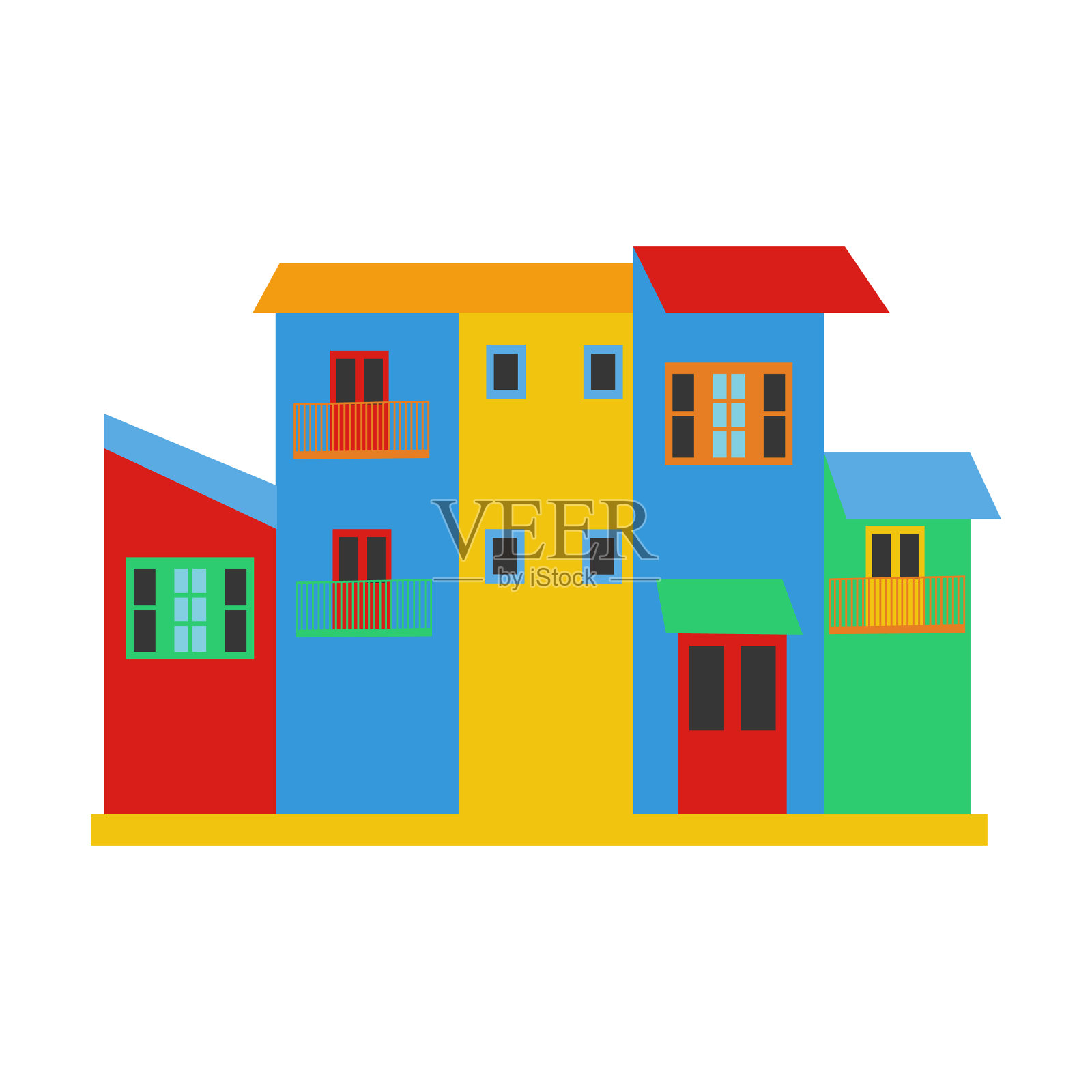 阿根廷拉博卡区设计元素图片