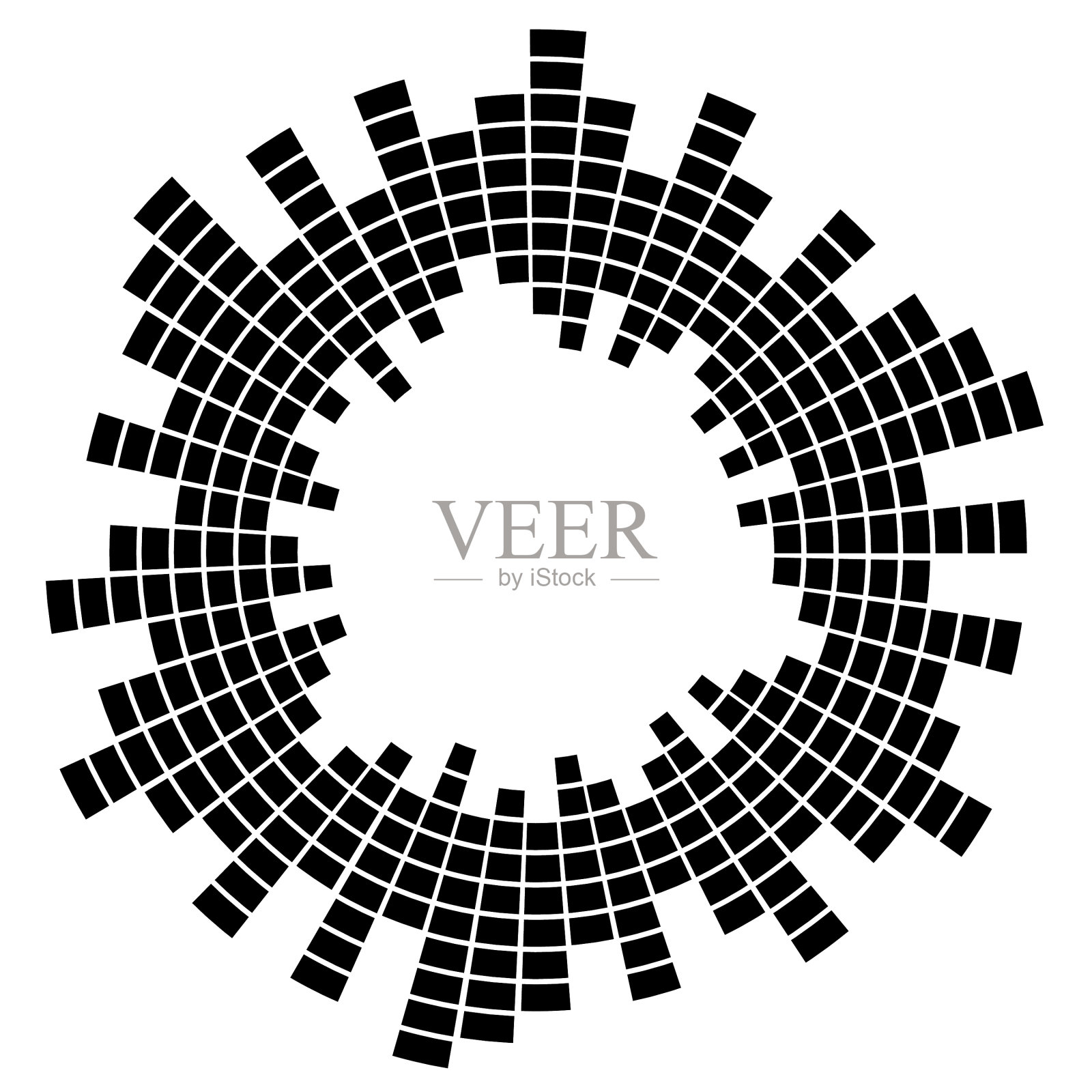 孤立背景下的抽象音乐均衡器图标素材