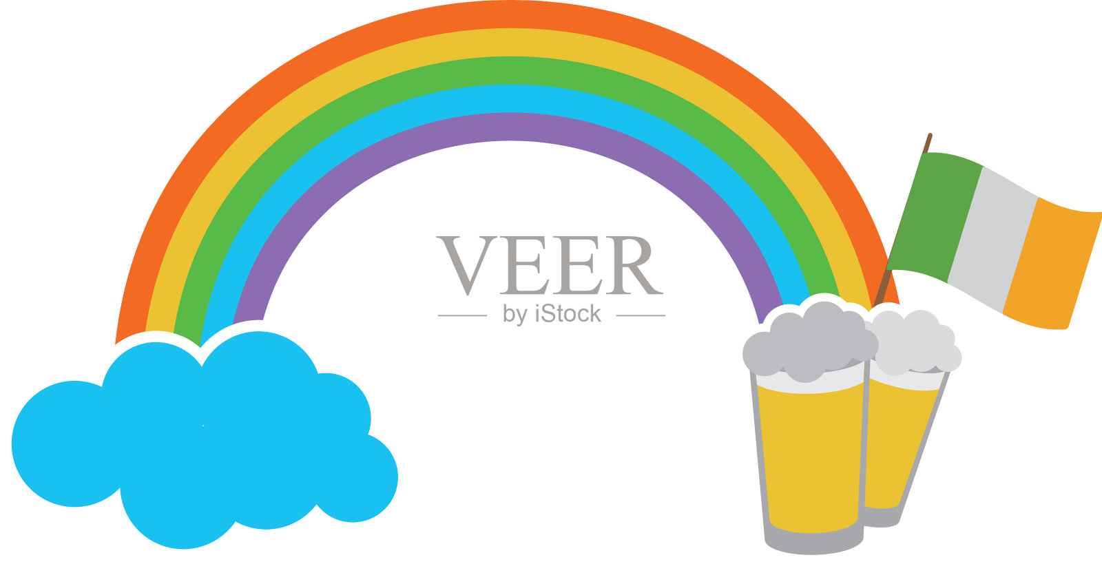 圣帕特里克节快乐设计元素图片