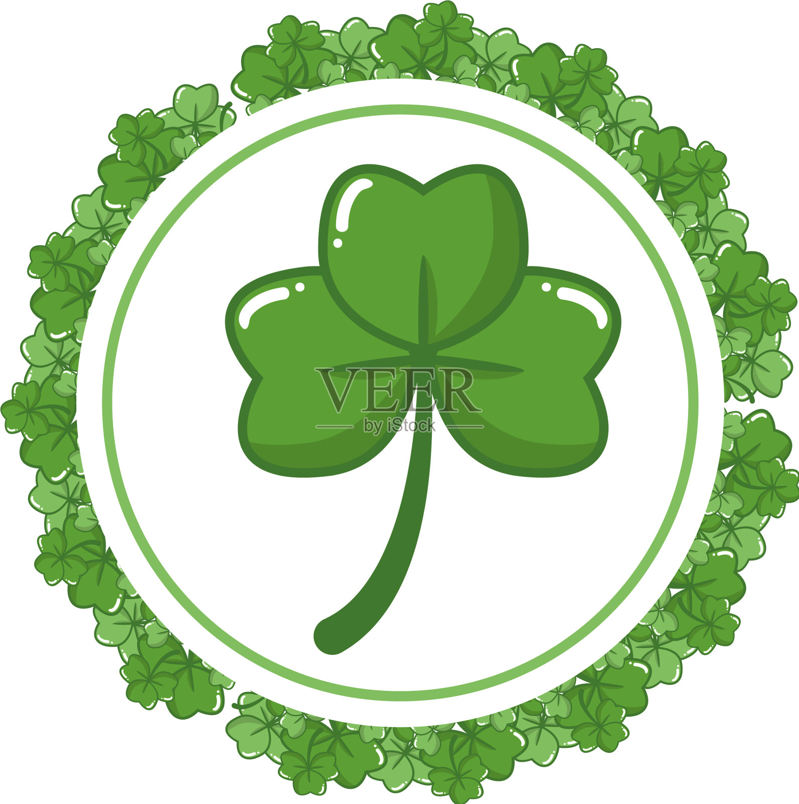 圣帕特里克节快乐设计元素图片