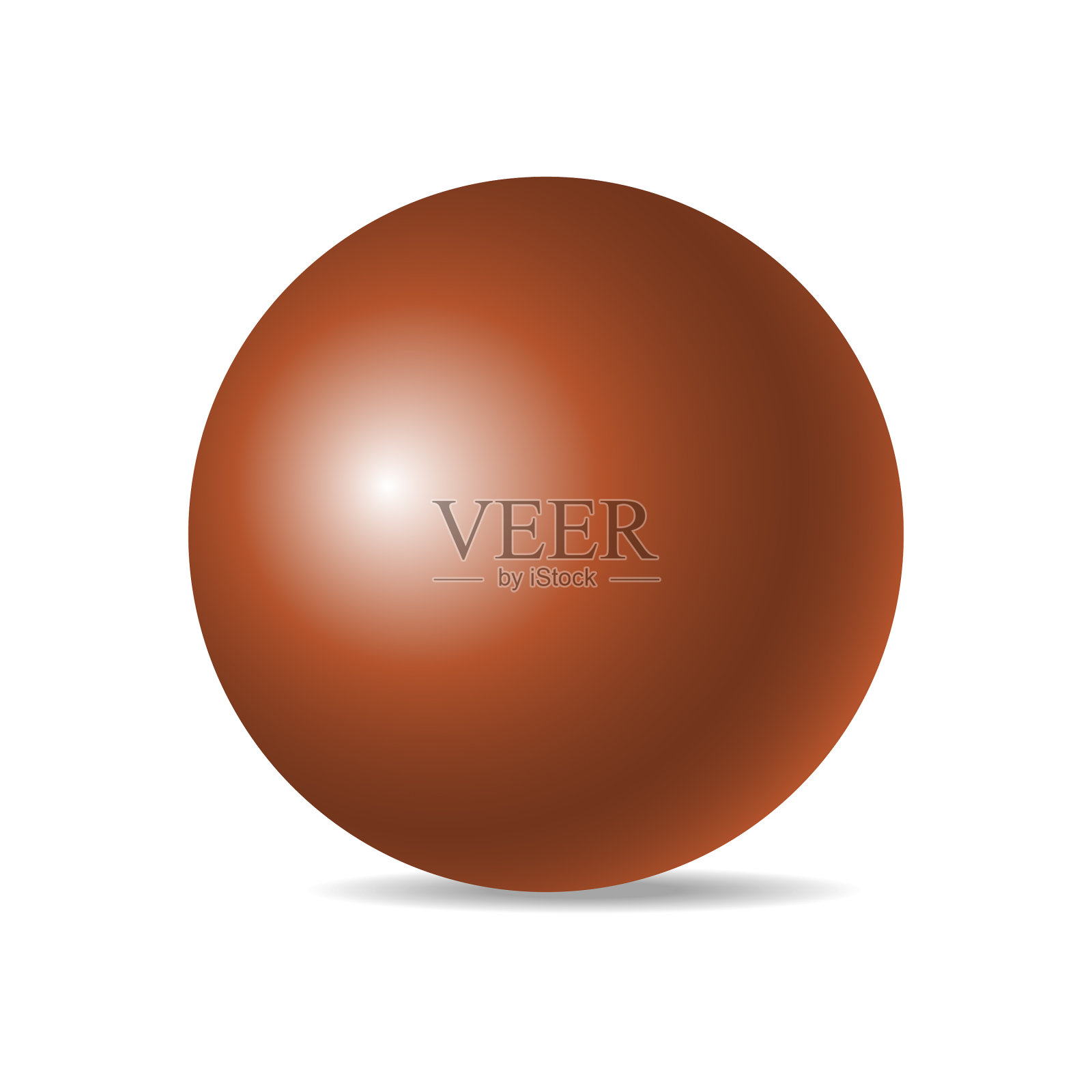 现实的球体孤立设计元素图片