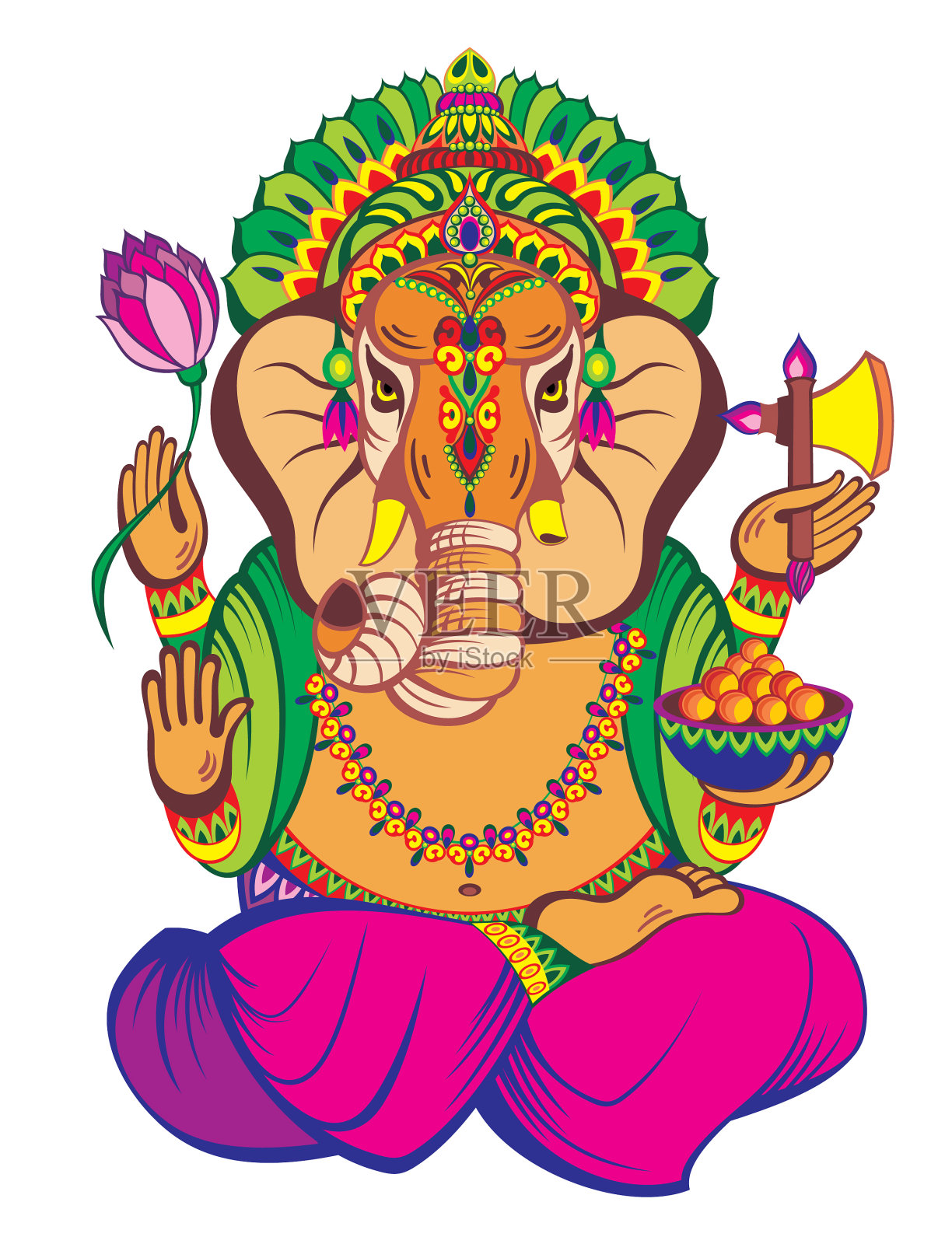 甘尼萨设计元素图片