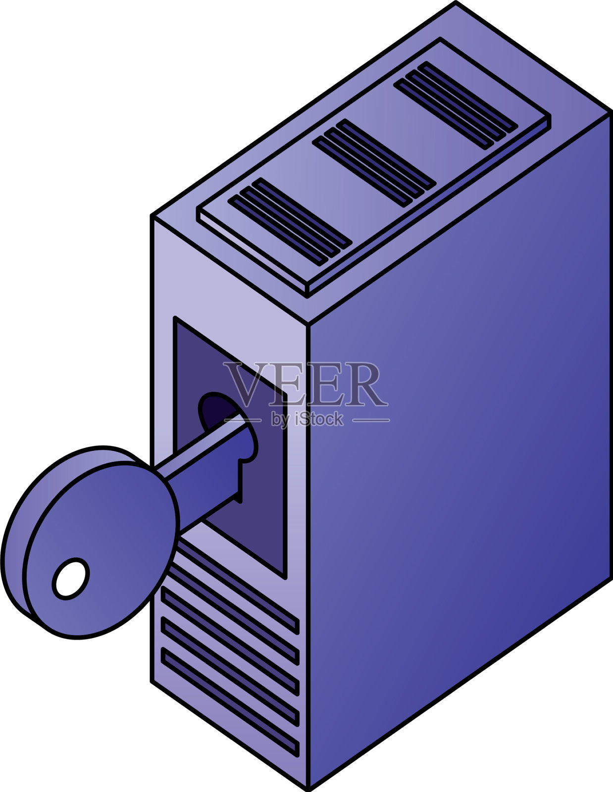 数据库服务器存储数据网络安全设计元素图片