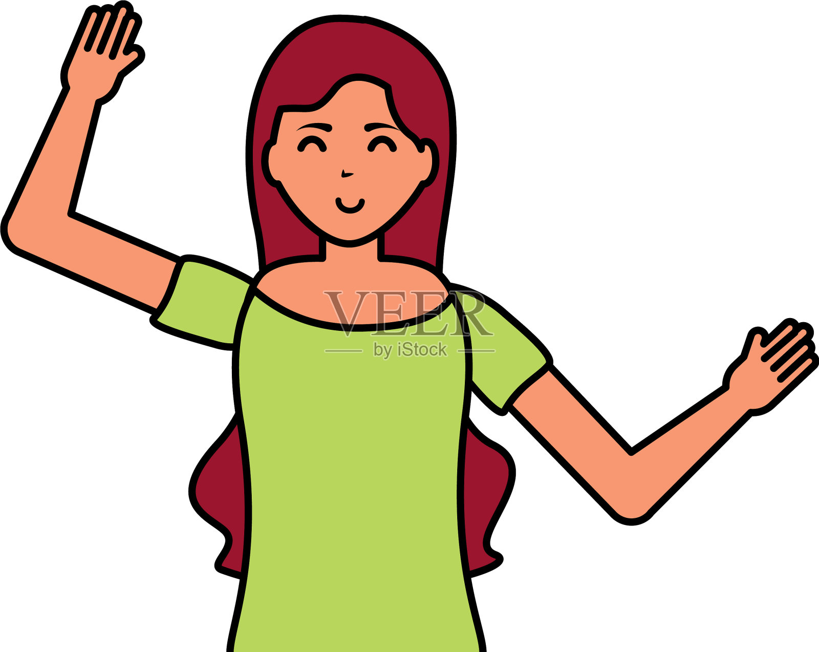 快乐的年轻人设计元素图片