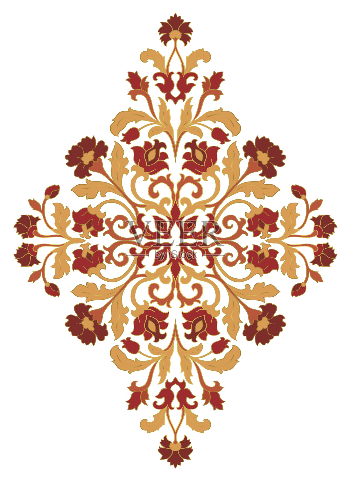 花五颜六色的装饰品设计元素图片