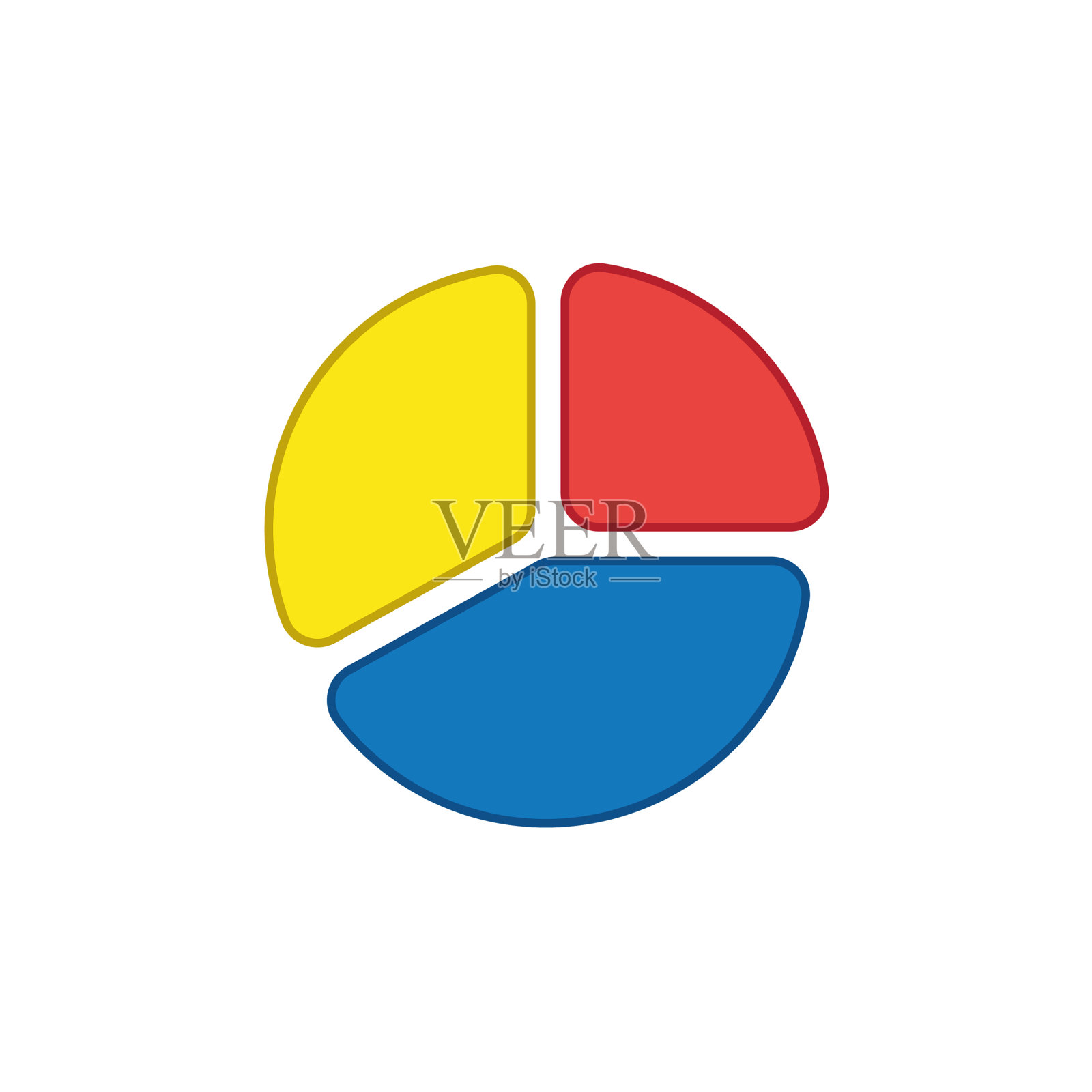 图标概念图分三部分着色和图标素材