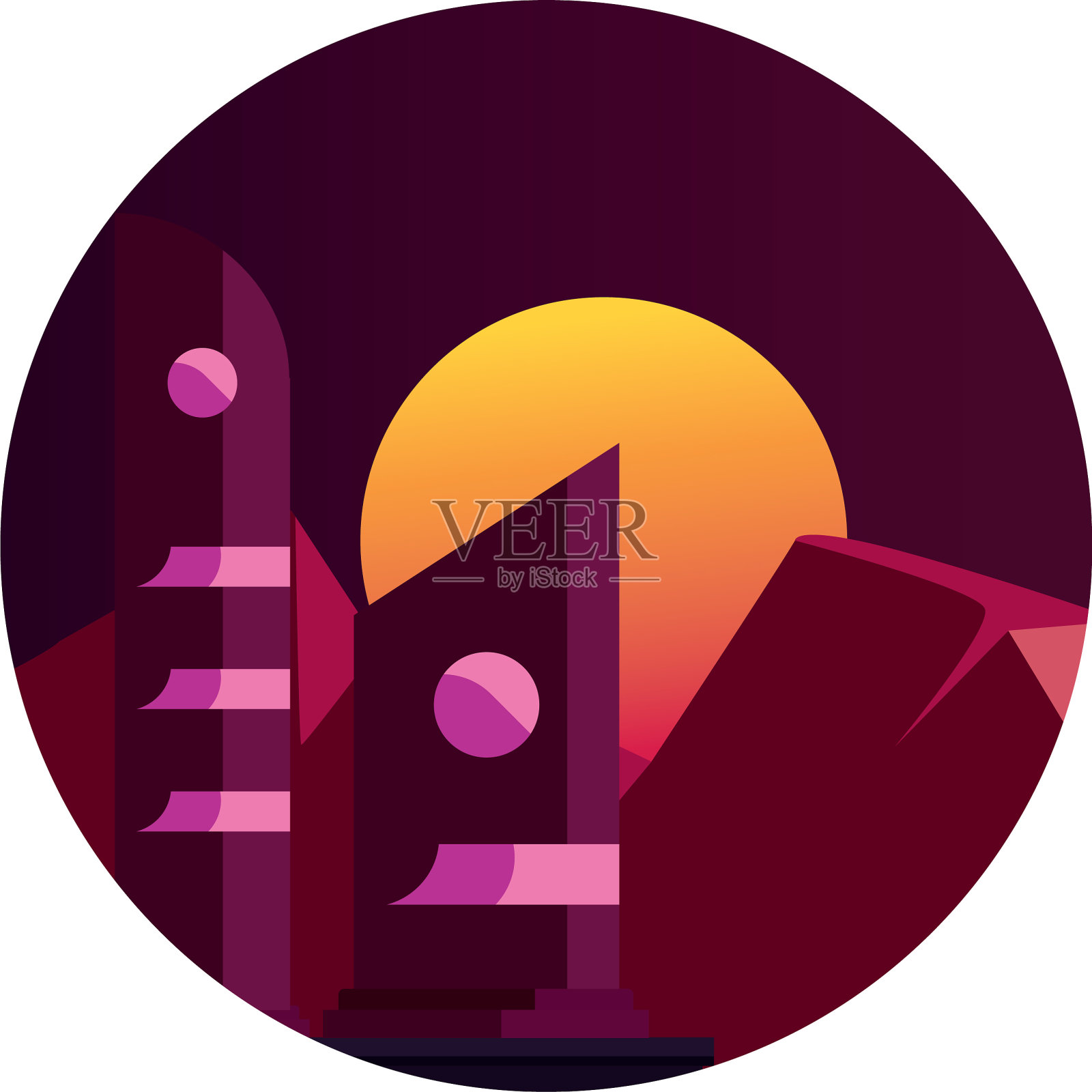 未来建设现代设计元素图片