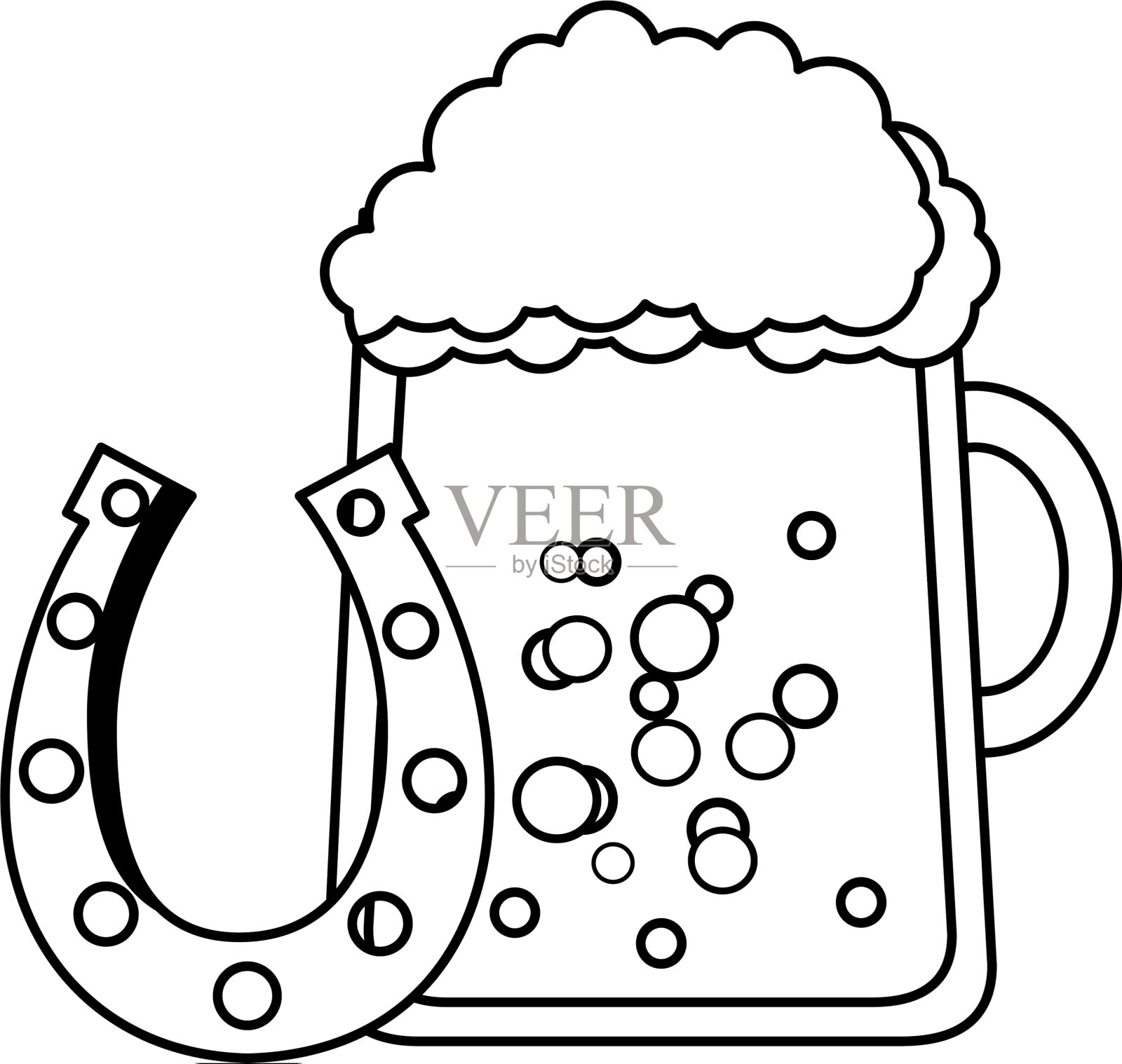 圣帕特里克节快乐设计元素图片