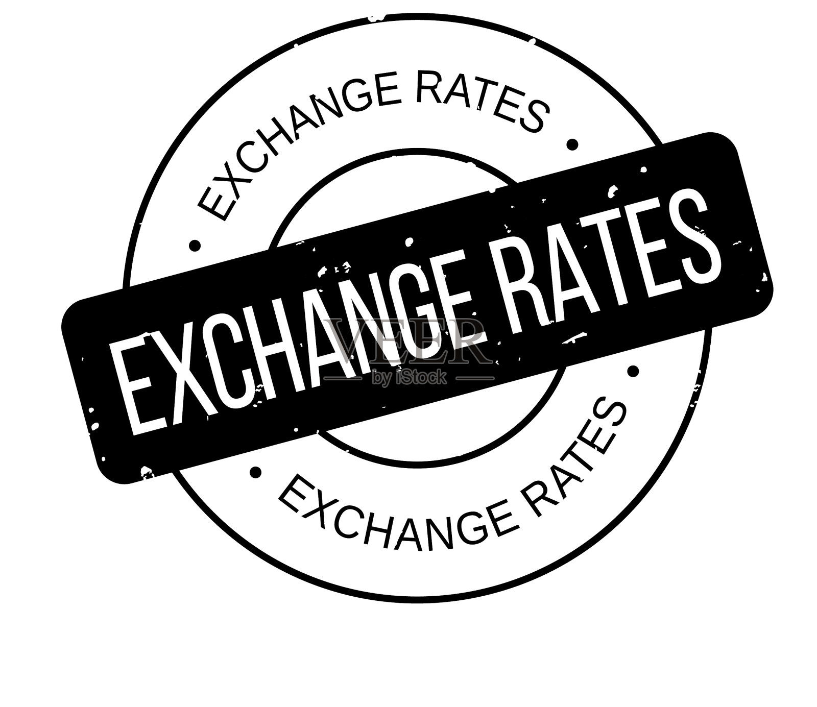 汇率橡皮图章设计元素图片