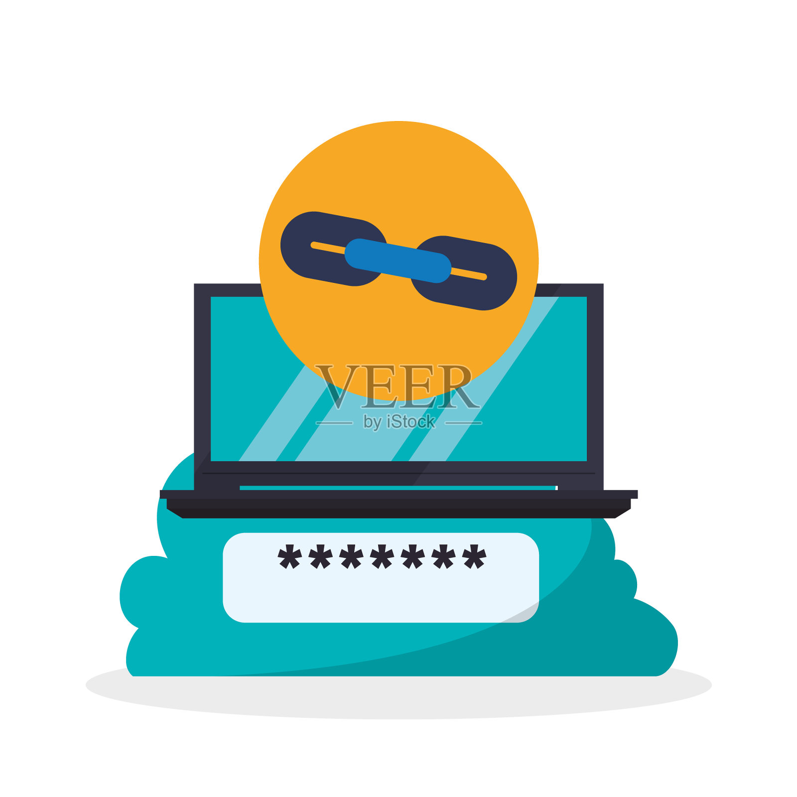 云计算设计媒体图标隔离设计元素图片