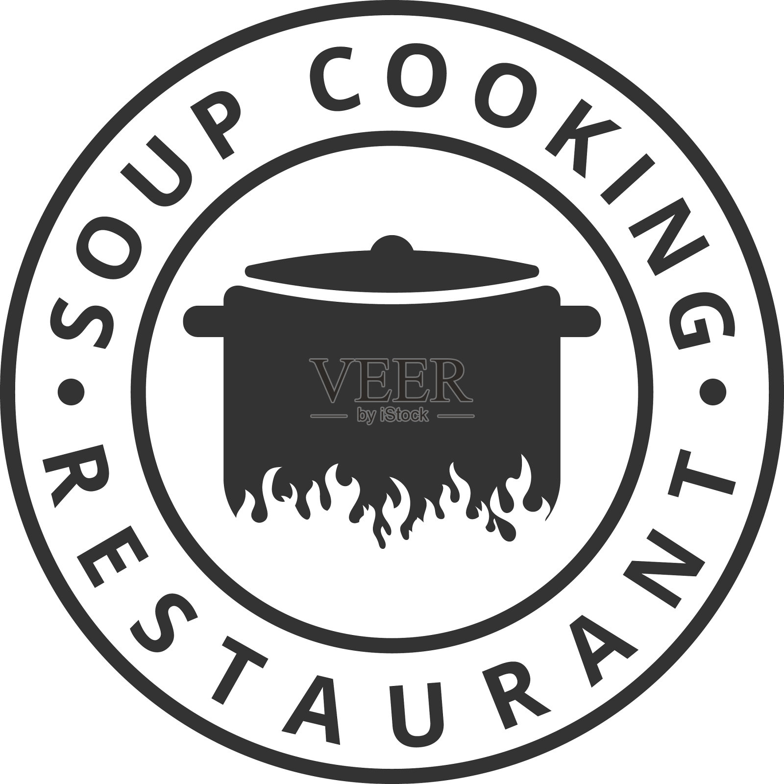 汤锅logo设计模板设计元素图片