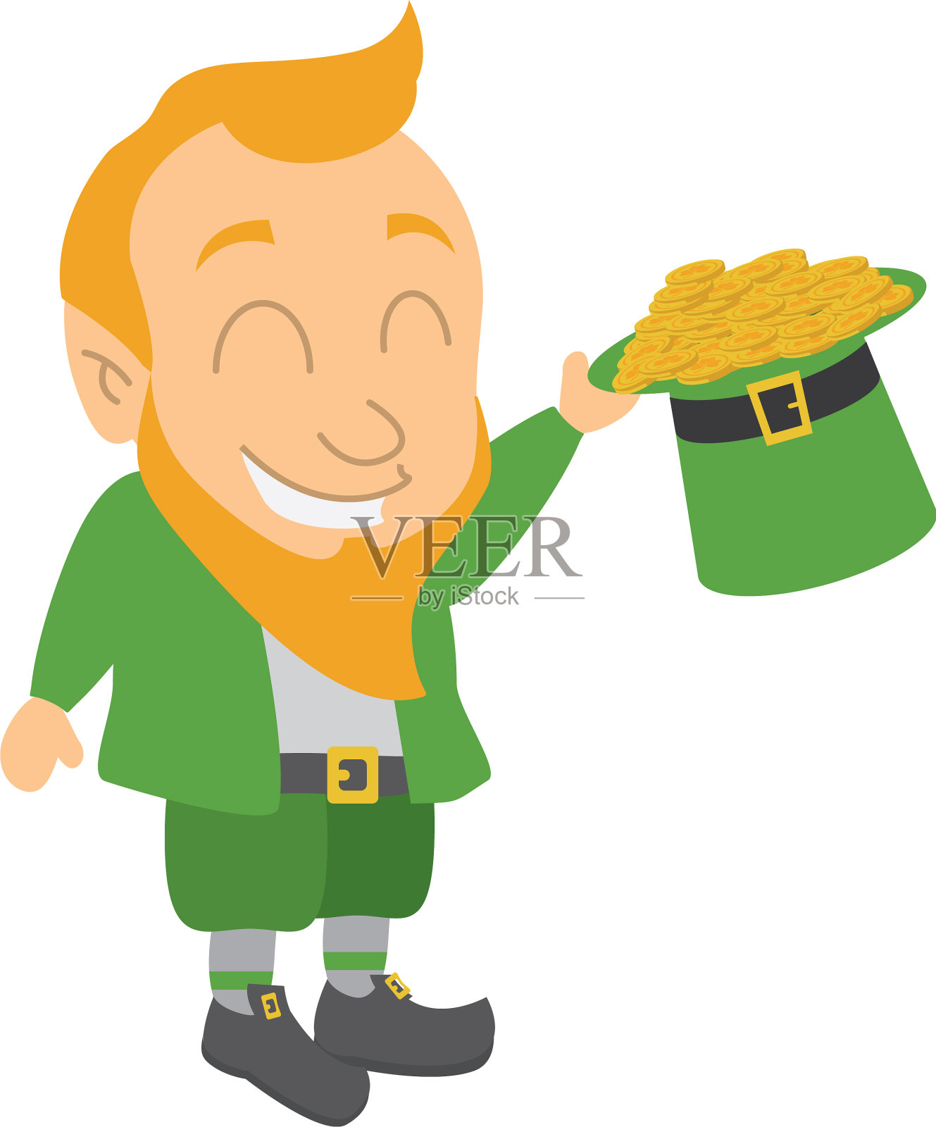 圣帕特里克节快乐设计元素图片