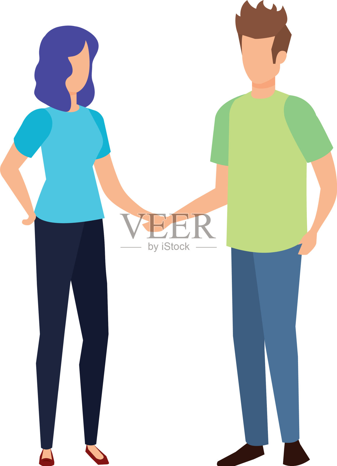 一对头像设计元素图片