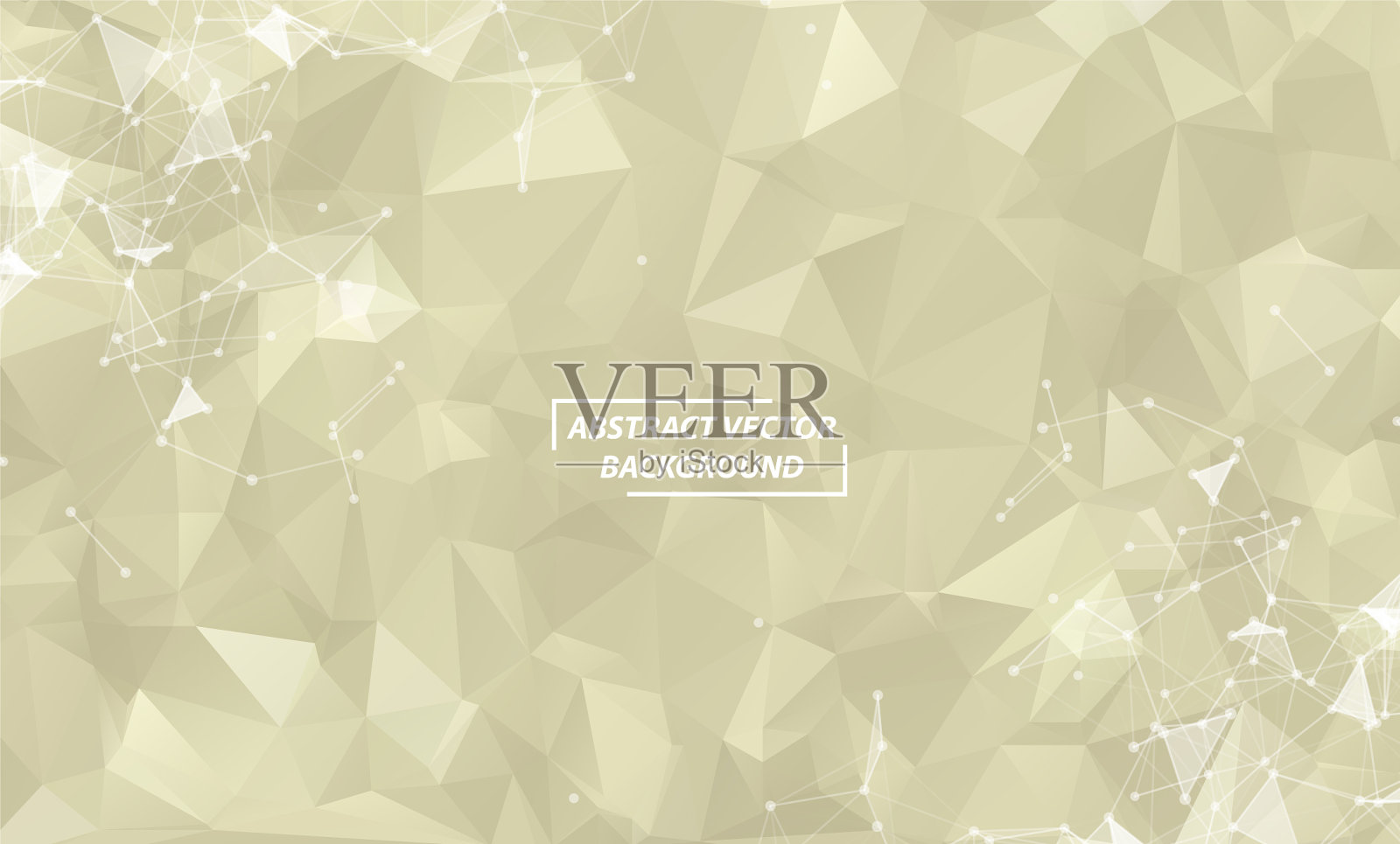 抽象几何灰白色多边形插画图片素材