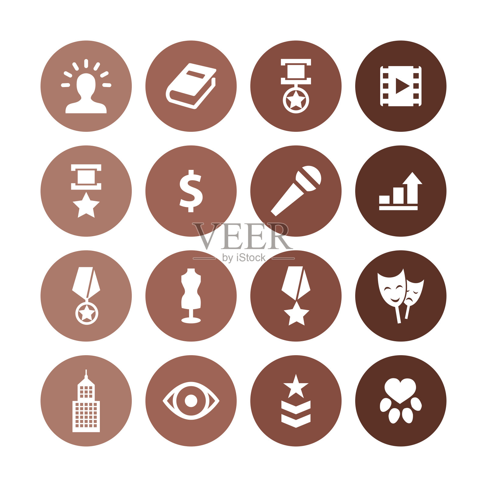 奖项图标通用套装图标素材