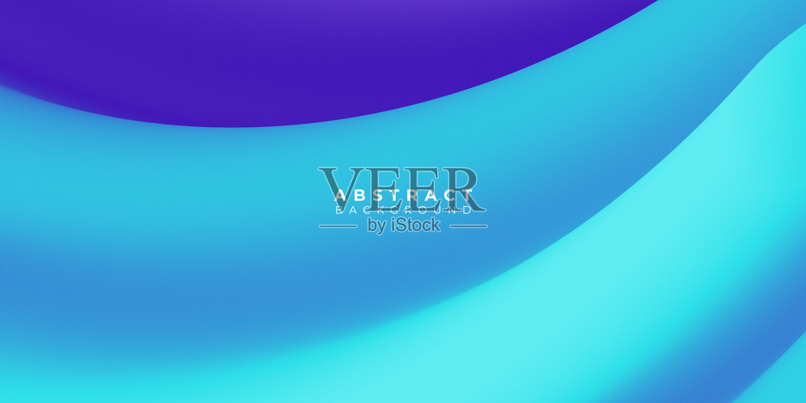 抽象流体紫色紫罗兰背景模板，抽象宽屏背景，紫色宽横幅背景矢量插图插画图片素材