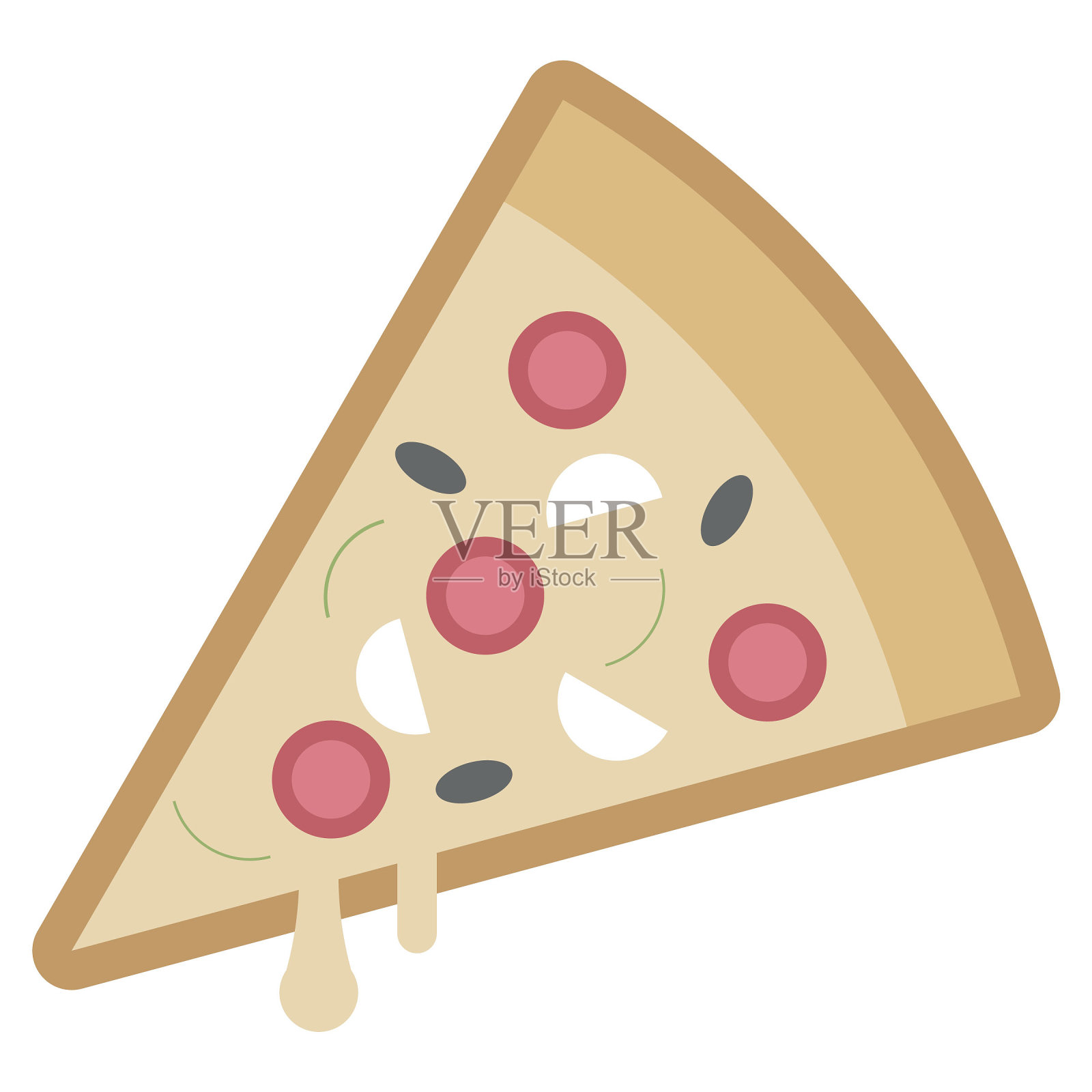 披萨矢量图插画图片素材