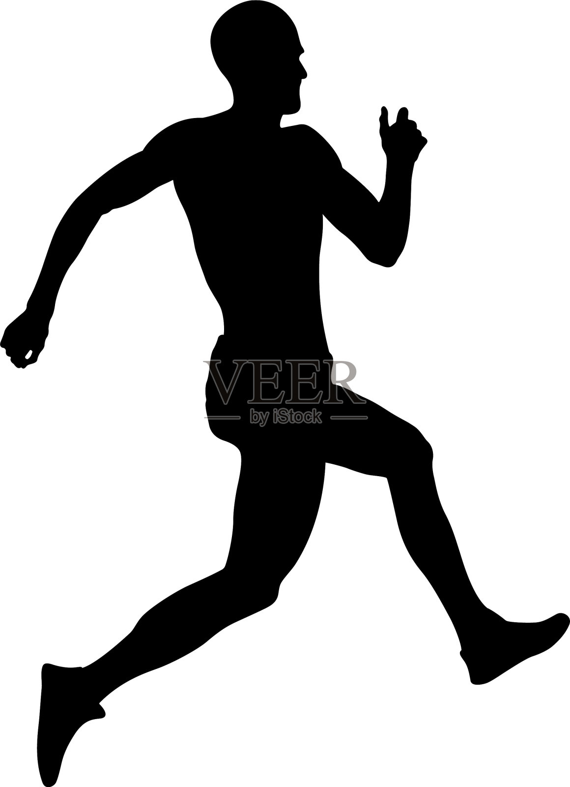 跳跃和飞行男子运动员设计元素图片