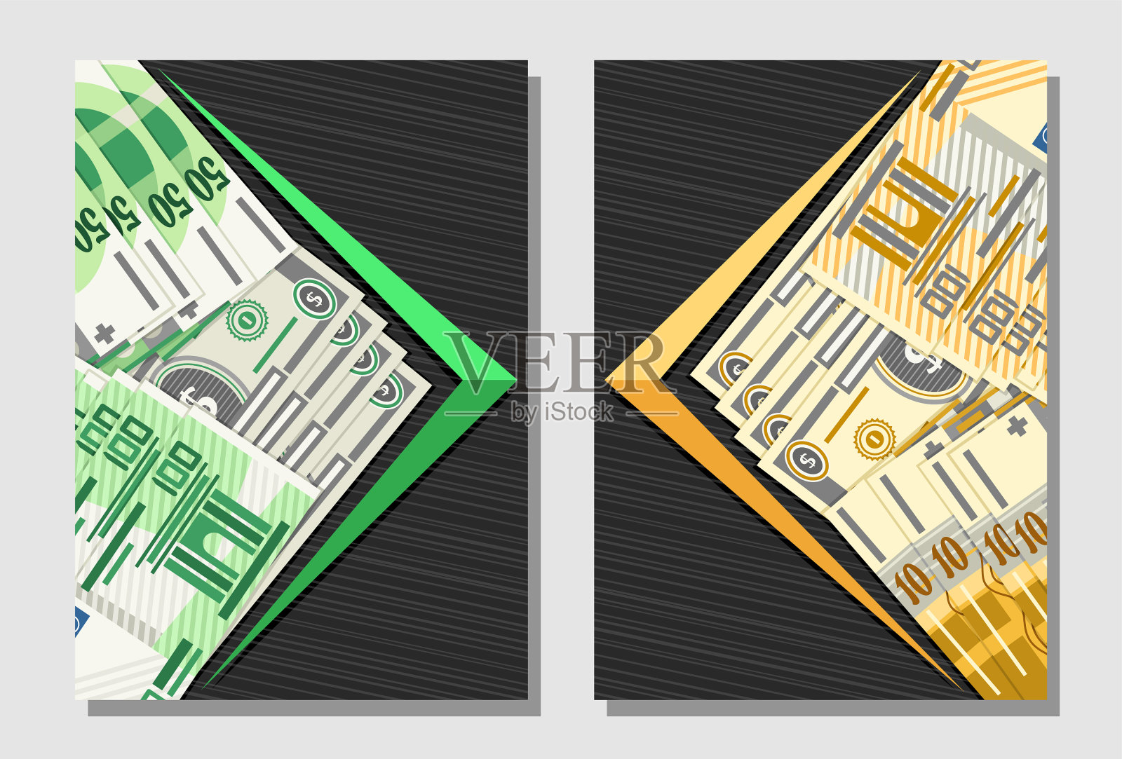 货币兑换保险设计模板素材