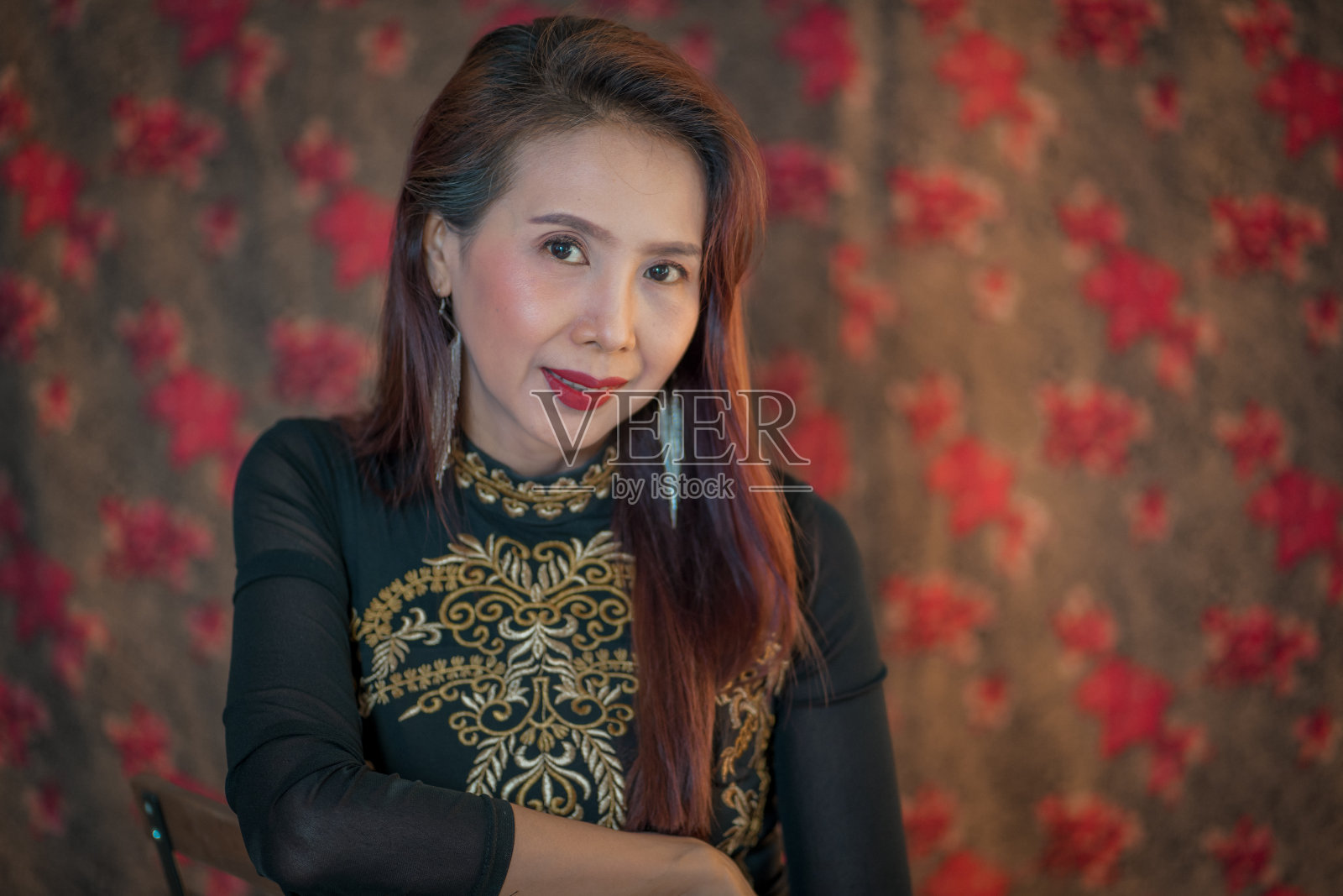 迷人的女人照片摄影图片