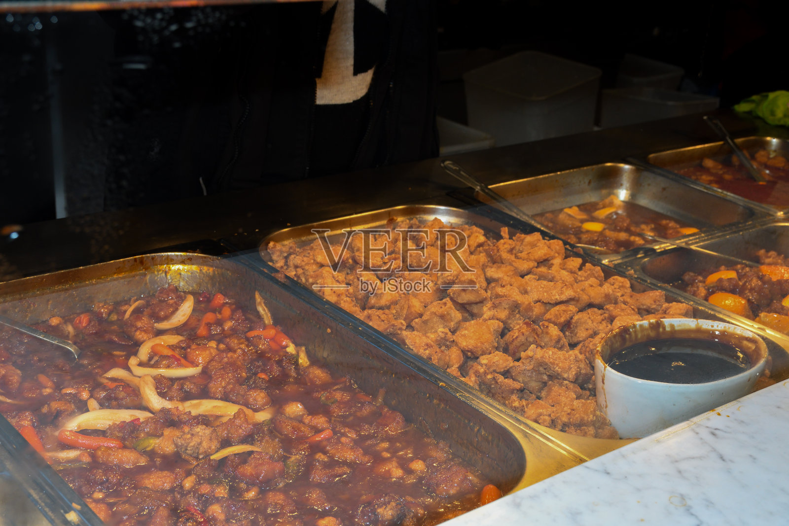 亚洲特产，街头小吃出售照片摄影图片