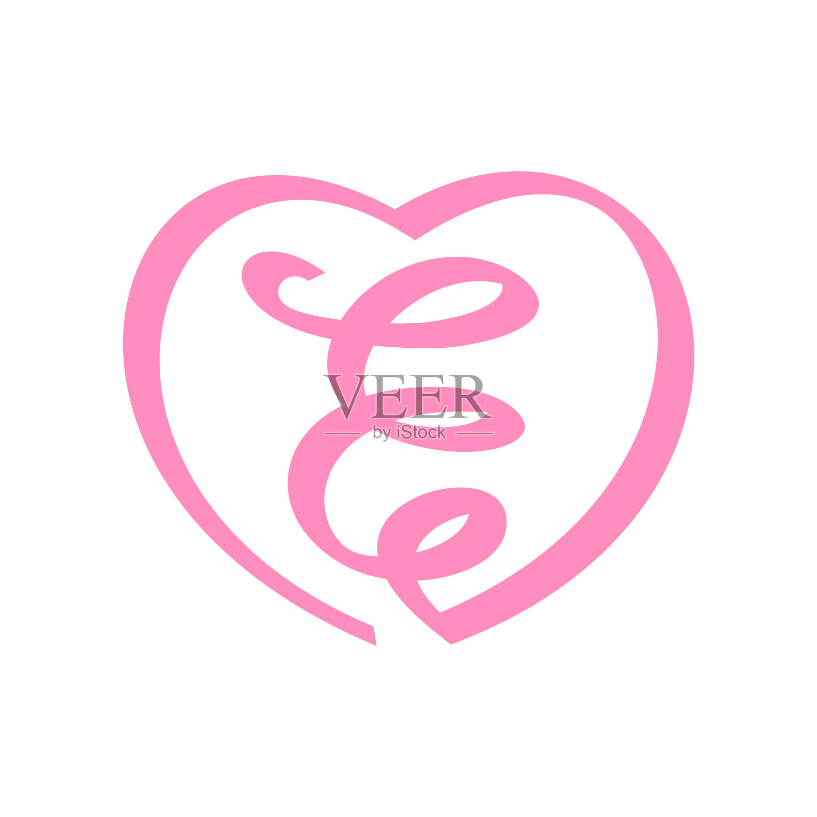 最初的爱丝带设计元素图片