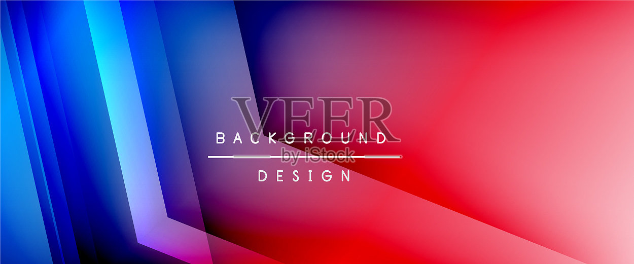 用箭头线技术制作数字模板插画图片素材