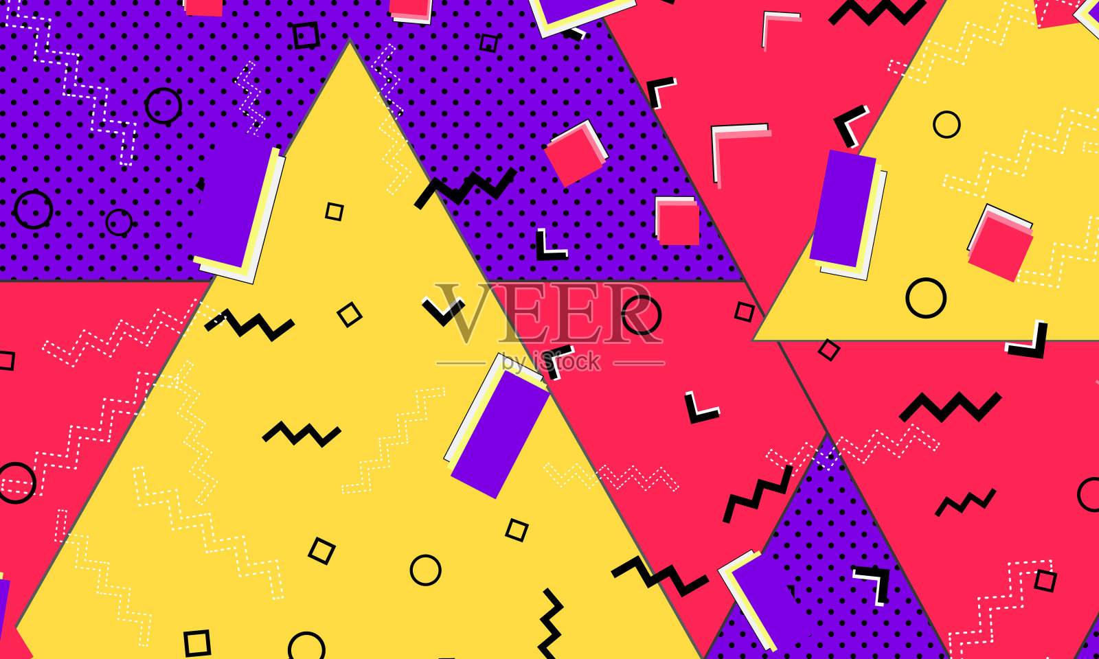 设计。80年代背景。向量插画图片素材