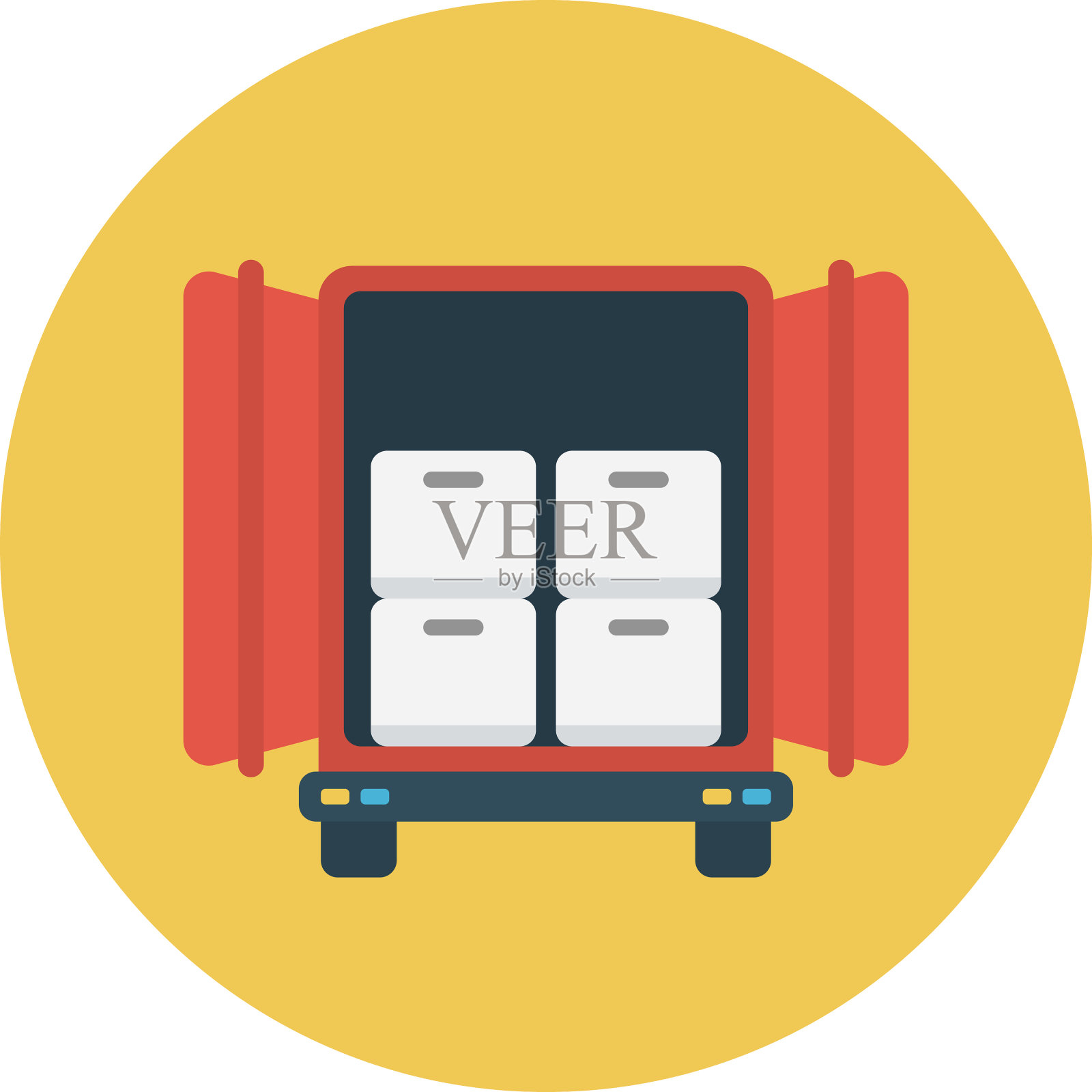 盒子插画图片素材