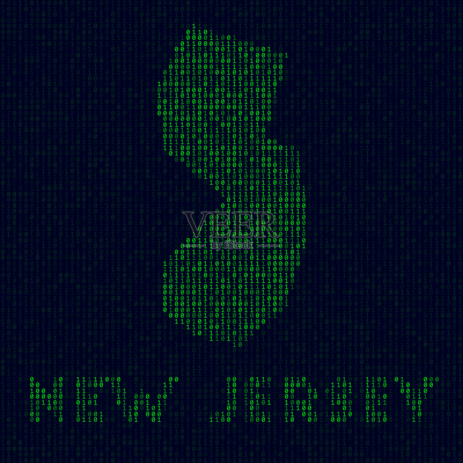 数字新泽西标志。插画图片素材