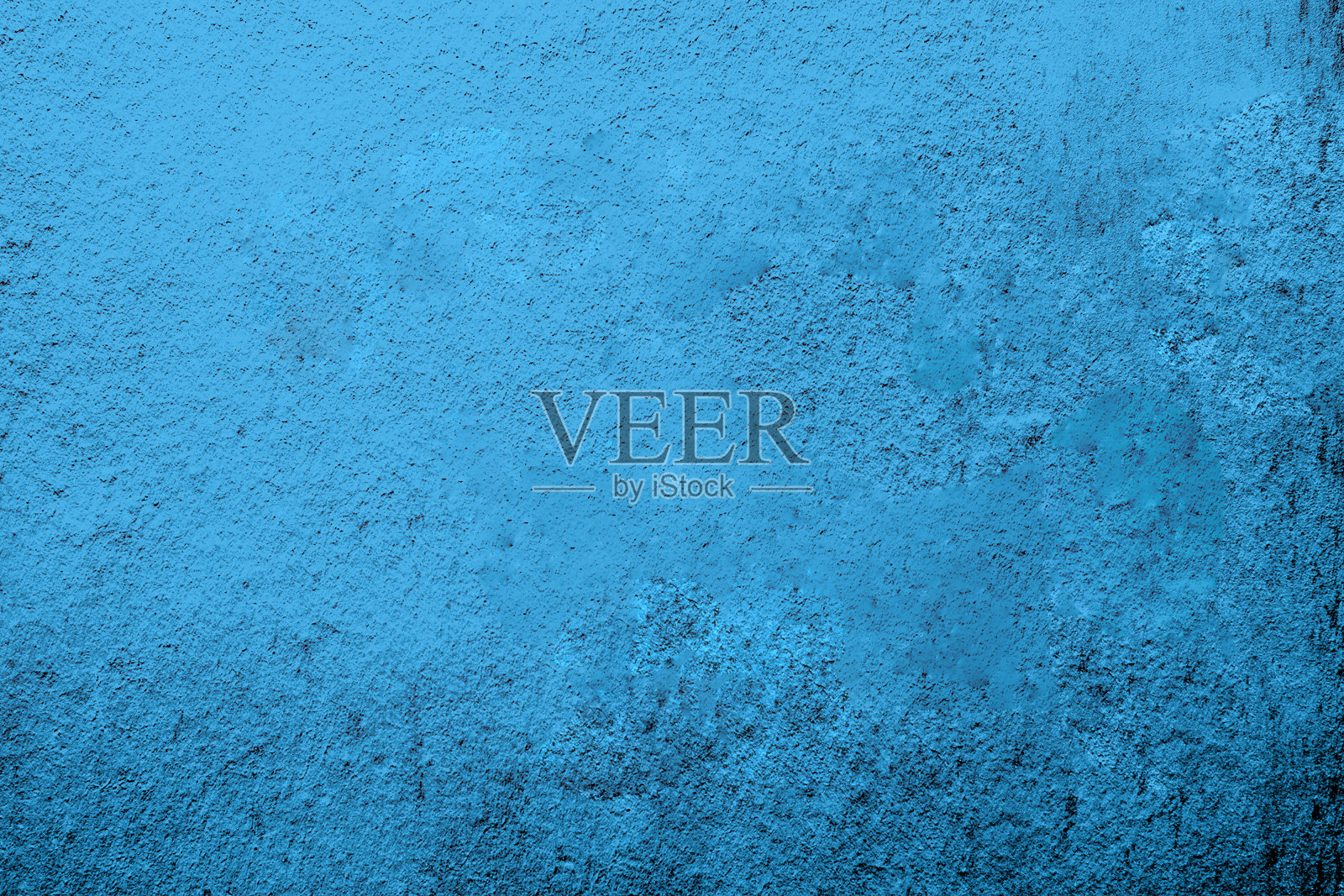 蓝色装饰灰泥墙水泥背景照片摄影图片