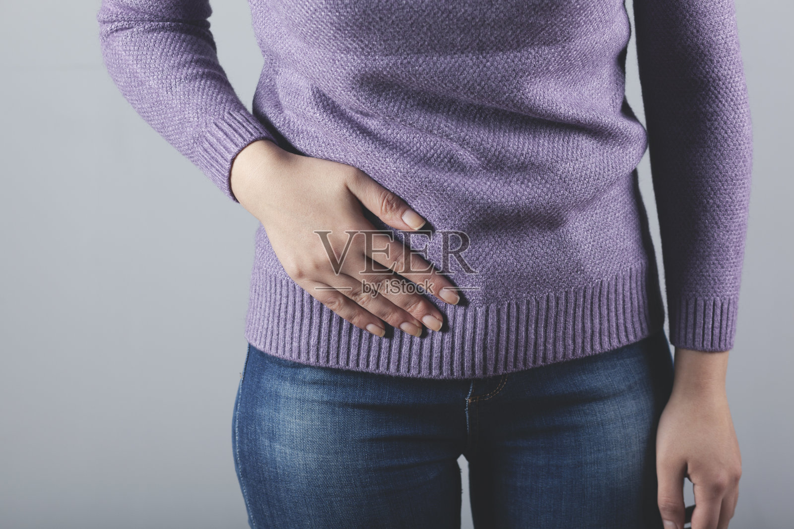 女人疼附录照片摄影图片
