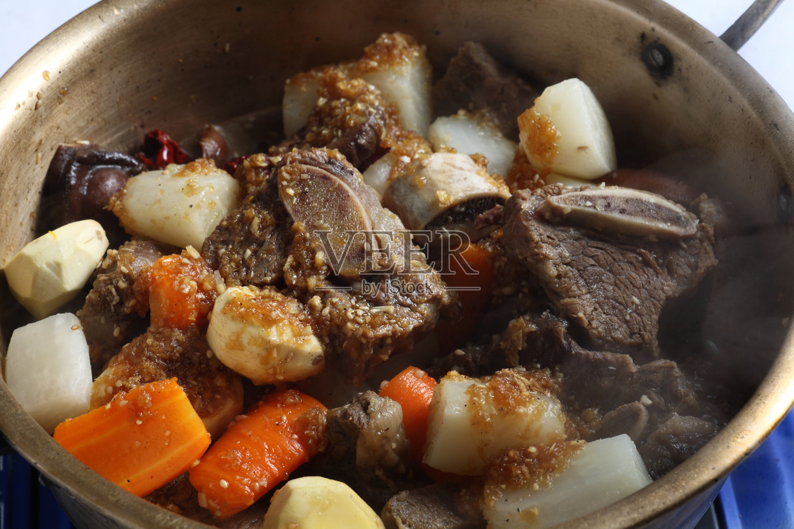 韩国传统食物，Galbi照片摄影图片