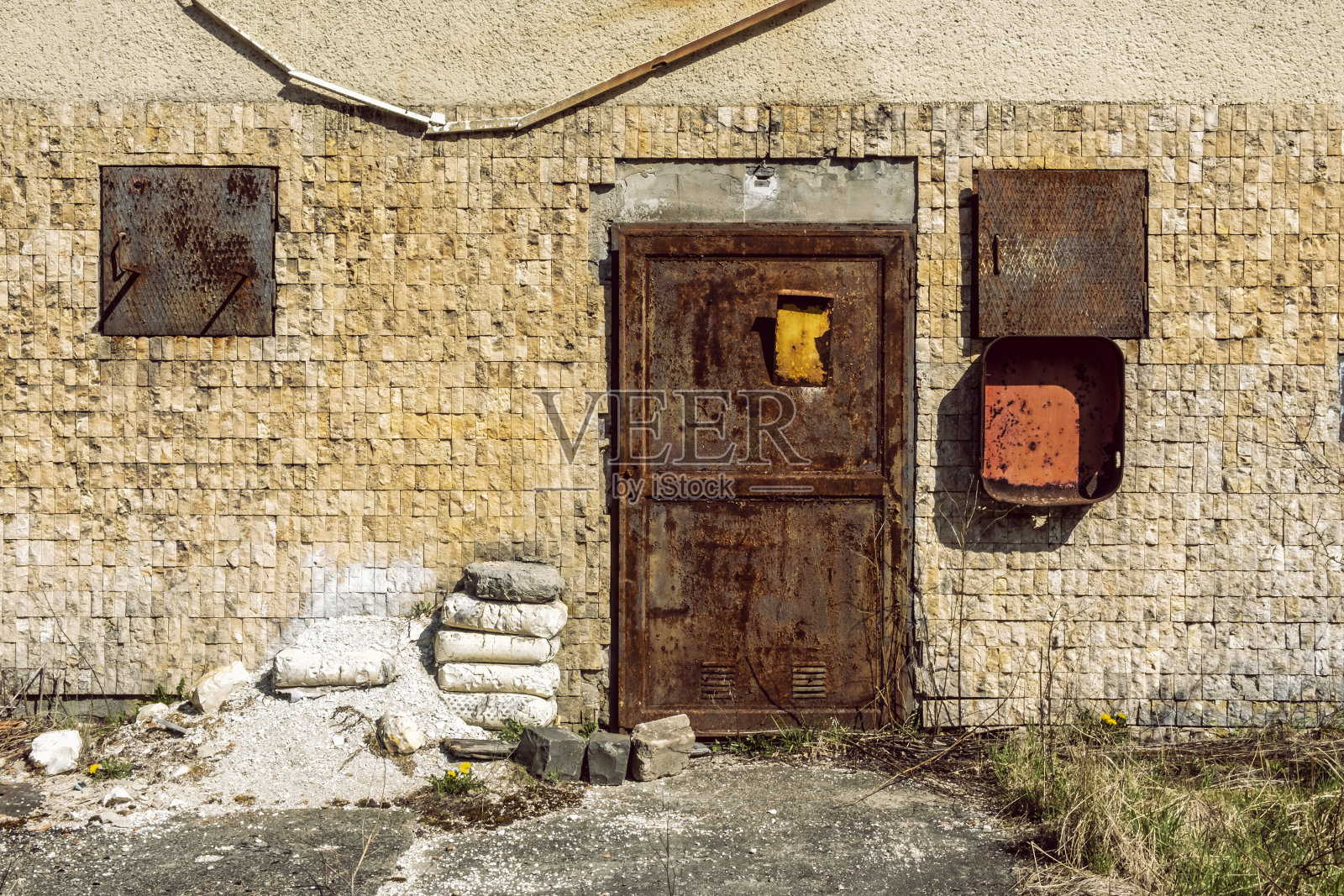 斯洛伐克Sklene Teplice被遗弃的儿童避暑胜地照片摄影图片