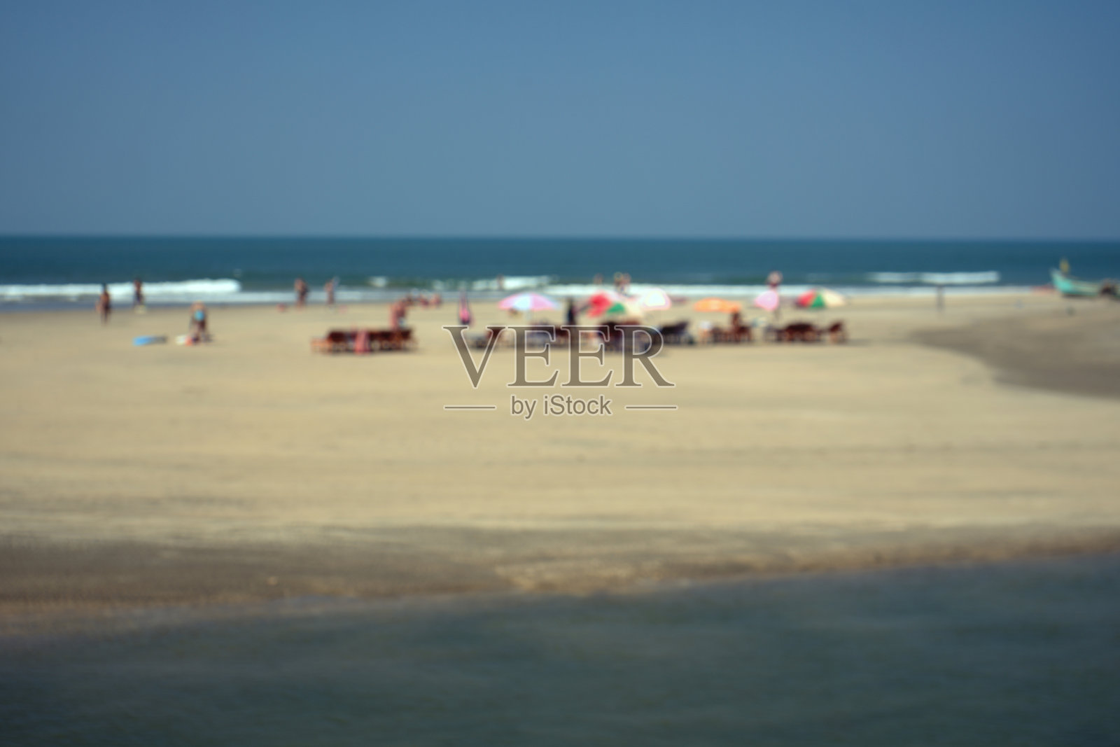 夏天，海边，度假，放松海滩。照片摄影图片