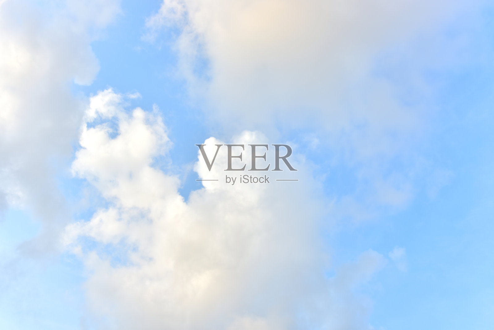 蓝天白云作背景照片摄影图片