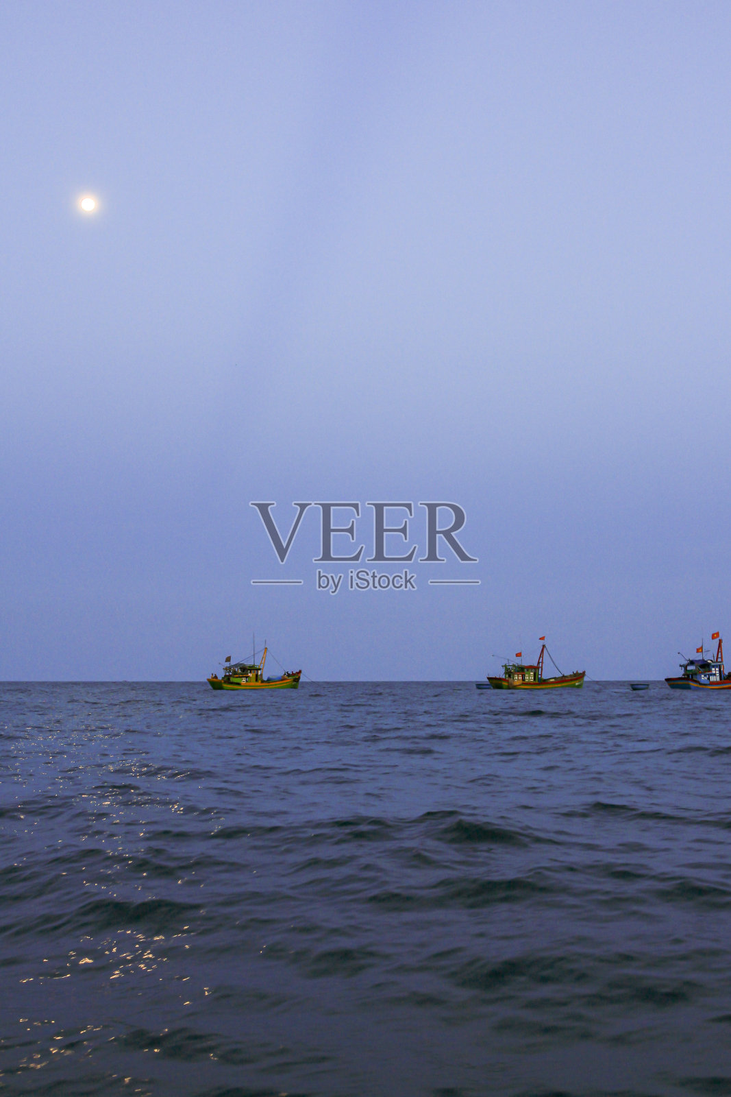 今晚海景照片摄影图片