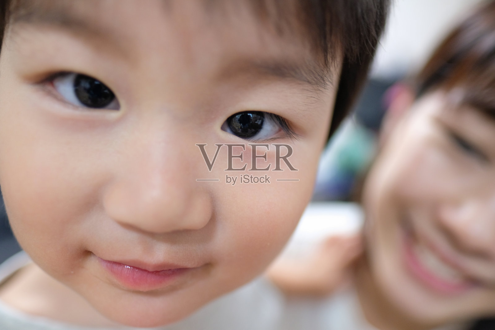 母亲和孩子的特写照片摄影图片