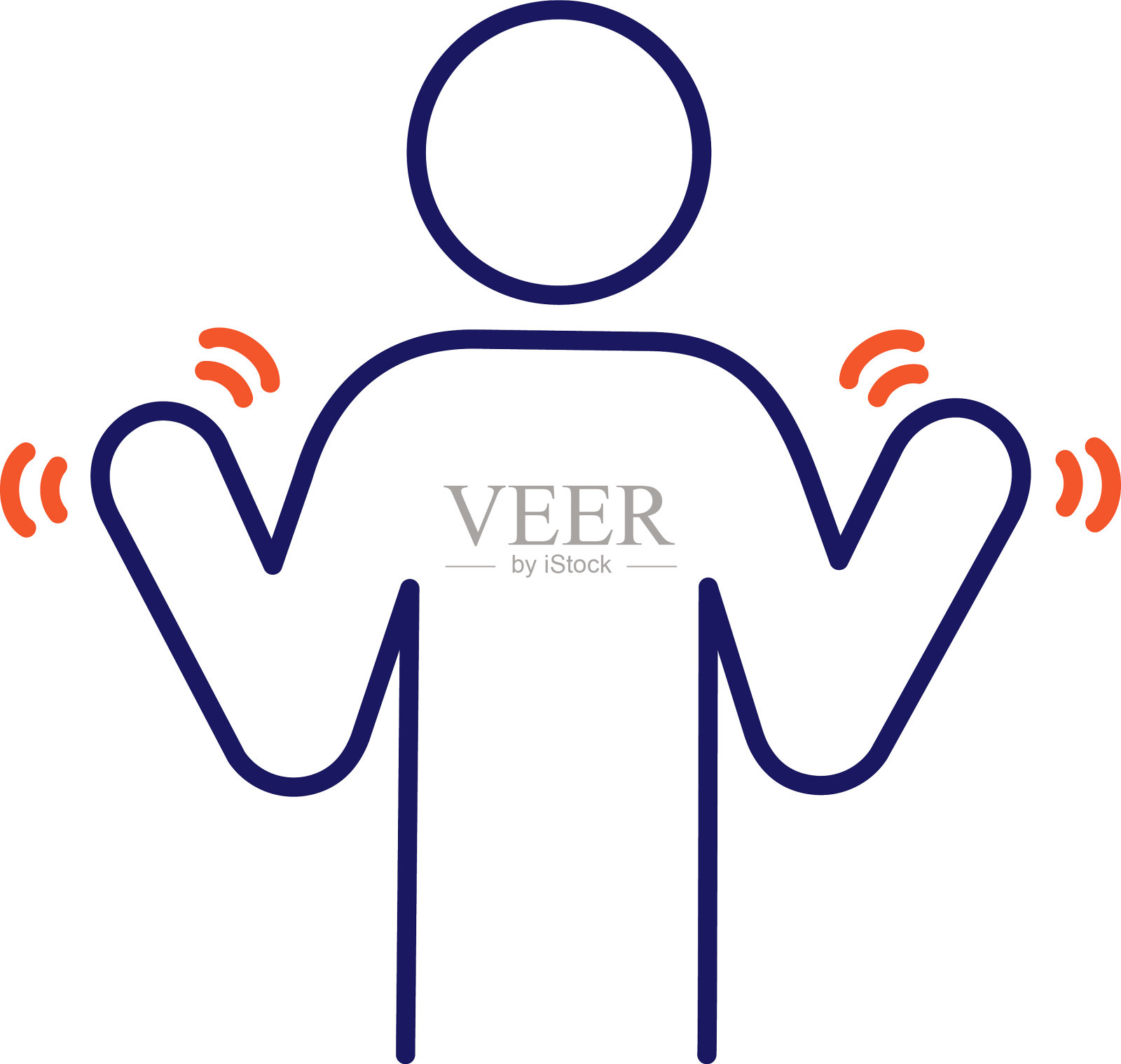 手抖颜色图标设计元素图片