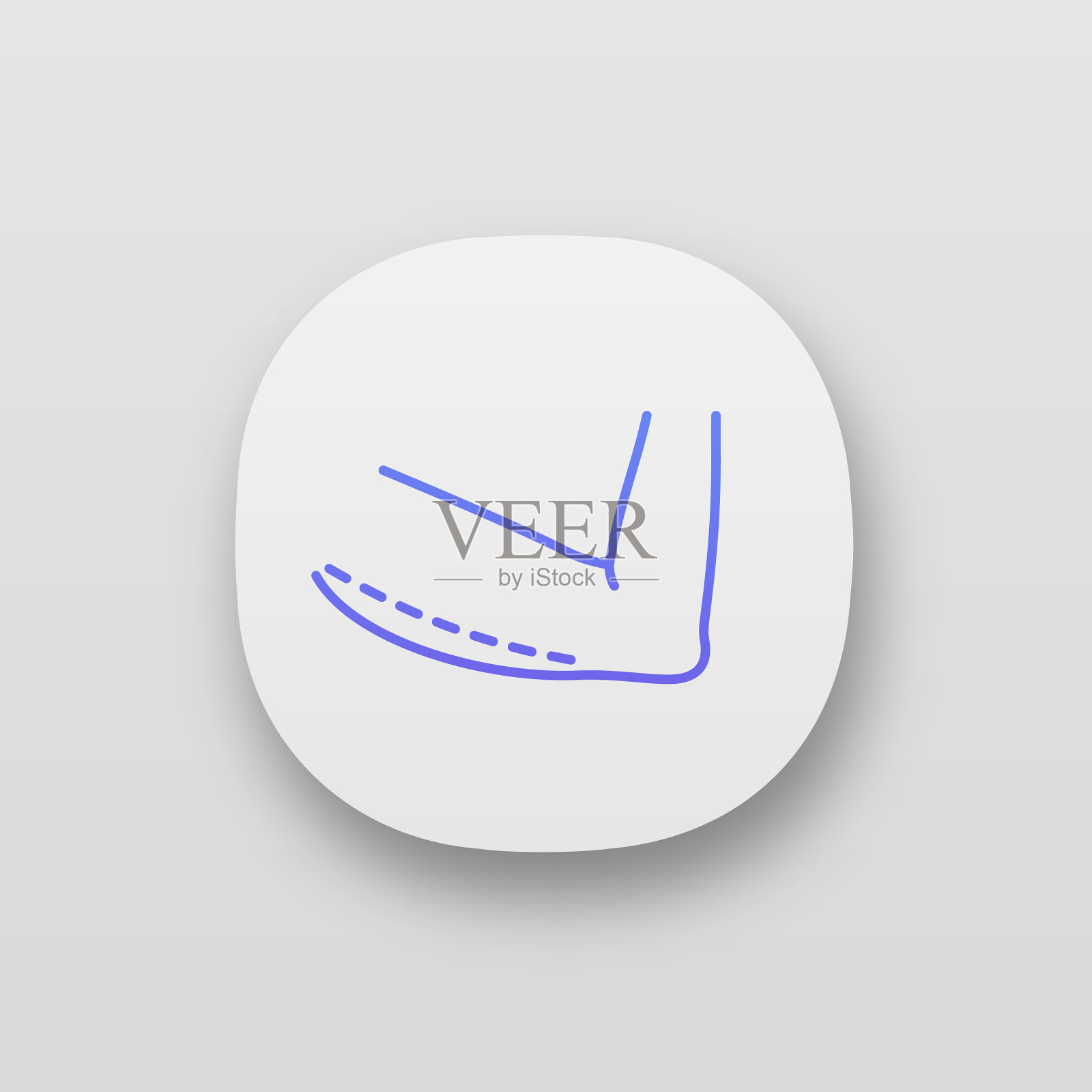 手臂提升手术应用程序图标插画图片素材