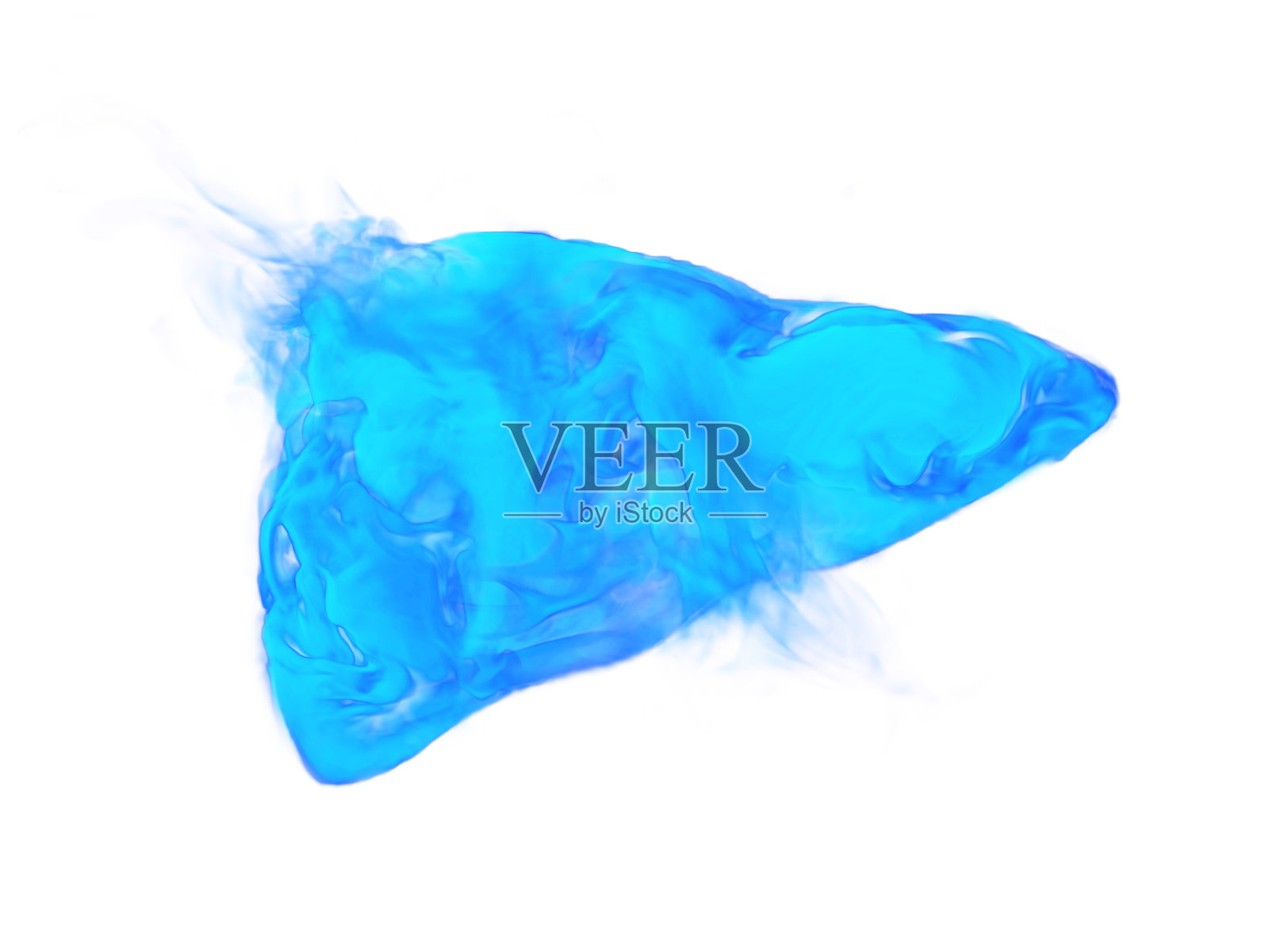 人体肝脏的插图。照片摄影图片