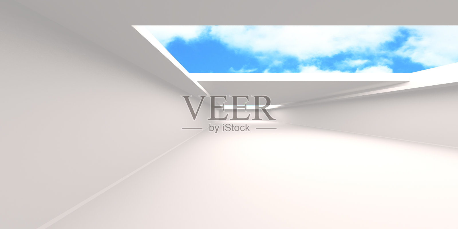 抽象的白色建筑设计概念照片摄影图片