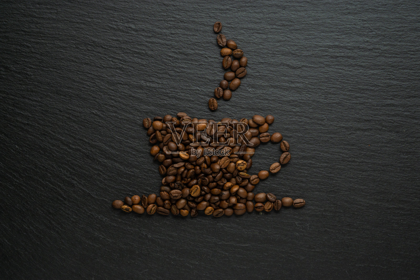 咖啡豆的成分。照片摄影图片