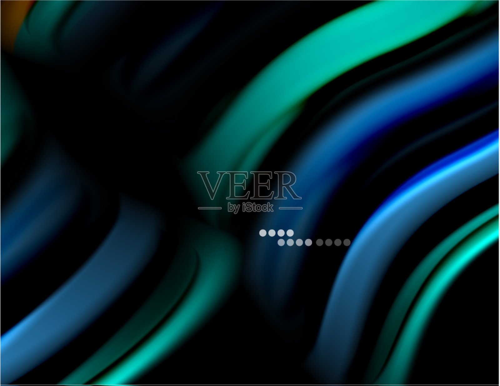 丝绸光滑的线条上的黑色液体液体的颜色插画图片素材