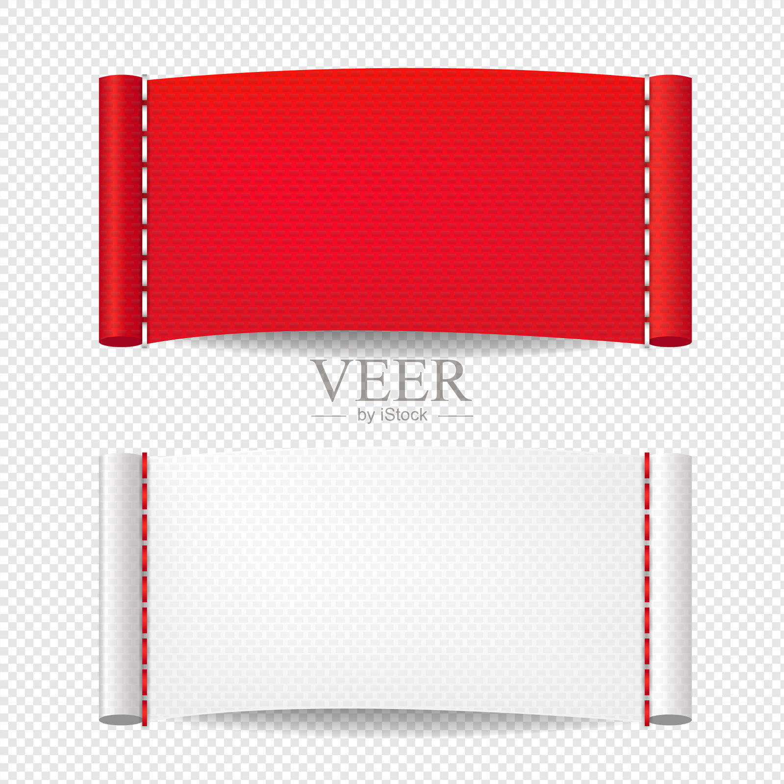 服装标签孤立透明背景插画图片素材