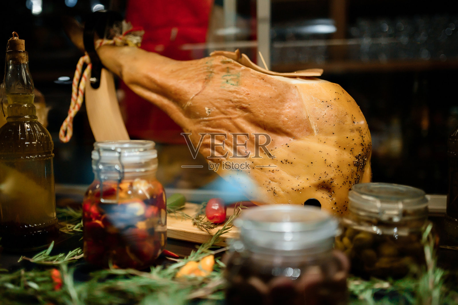 哈蒙腿切菜盘极品照片摄影图片