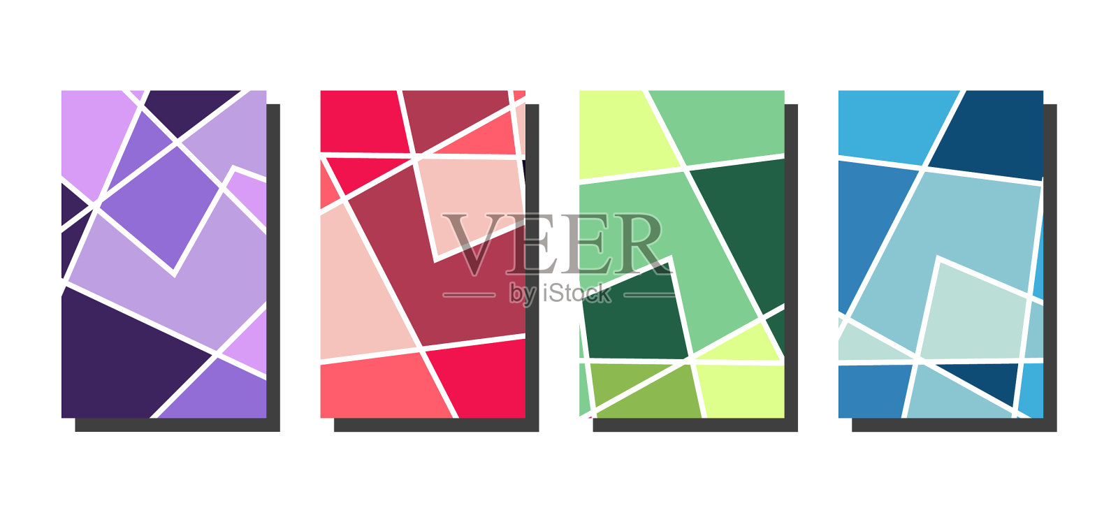 摘要包装组插画图片素材