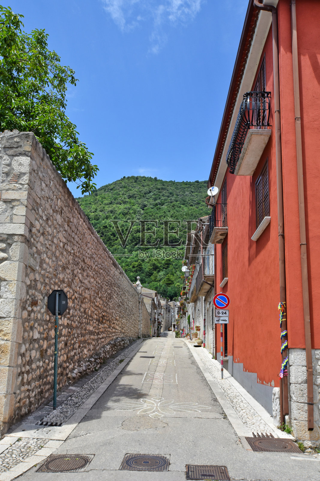 去古老的意大利村庄旅游照片摄影图片