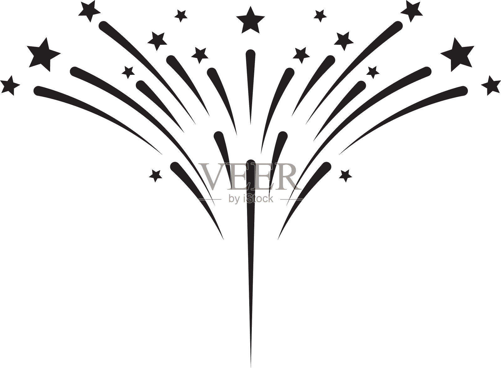 烟花图标插画图片素材