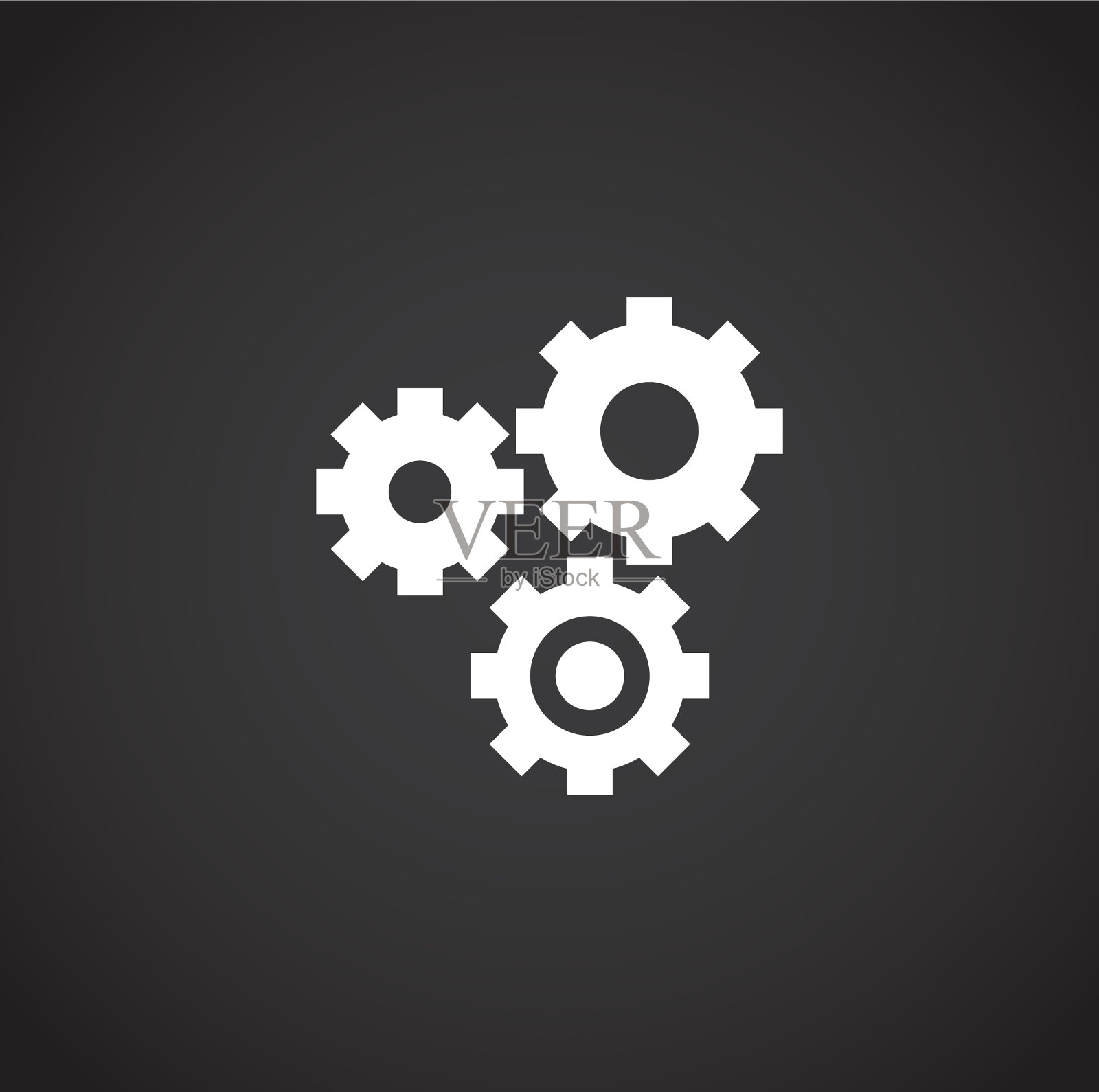 工程相关图标的背景图形图标素材